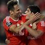 O artilheiro, o benjamim e o craque dão vitória ao Benfica