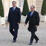 Hollande e Cameron discutem ameaça terrorista no Eliseu 