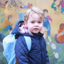 O primeiro dia de escola do príncipe George