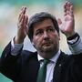 Bruno de Carvalho dá os parabéns a Gianni Infantino 