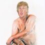 Quadro de Donald Trump nu à venda na Internet