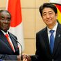 Como Robert Mugabe reagiu a discurso do PM japonês