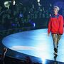 Queda de Justin Bieber durante o concerto