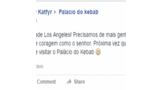 Após a rixa, Internet dá 5 estrelas ao Palácio do Kebab