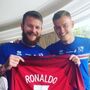 Finalmente, Gunnarsson já tem a camisola de Ronaldo