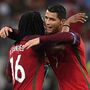Renato Sanches e Cristiano Ronaldo no onze ideal da AFP