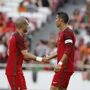 Ronaldo e Pepe a uma vitória de 'dobradinha' histórica