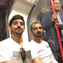 A aventura do príncipe herdeiro do Dubai no metro de Londres