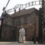 Papa Francisco percorre Auschwitz em silêncio