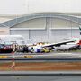 Avião dos Emirados incendeia-se no aeroporto do Dubai