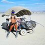Sara Sampaio, Raquel Strada e a ousadia do Burning Man