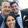 Tom Hanks surpreende recém-casados em Nova Iorque 