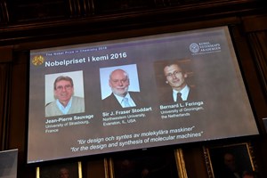 Nobel da Química vai para as máquinas mais pequenas do mundo