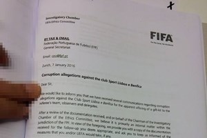 Sporting exibe cartas da UEFA e FIFA sobre vouchers