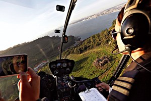 De helicóptero para o Tago's, agora com o chef Luís Barradas