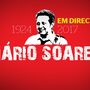 EM DIRECTO. Eanes presta a homenagem a Soares