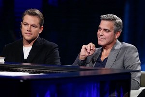 Matt Damon quase chorou ao saber que Clooney ia ser pai