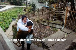 How a Doctor Without Legs Treats Patients in Her Mountain Village 750506419.mp4
