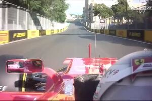 Sebastian Vettel Angry With Lewis Hamilton - Race - 2017 Azerbaijan Grand Prix.mp4