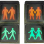 Semáforos gay friendly nas ruas de Madrid