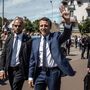 Projecções dão vitória esmagadora a Macron