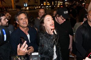 Michael Moore, Mark Ruffalo, Olivia Wilde Protest Outside Trump Tower- ‘Trump is Not America!’.mp4