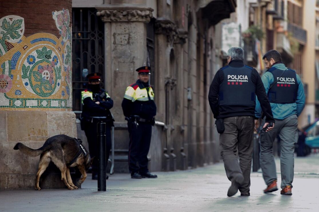 confrontos em Barcelona 
