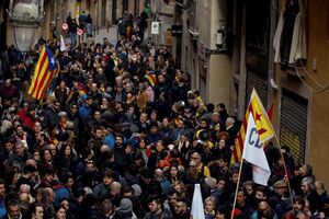 confrontos em Barcelona 