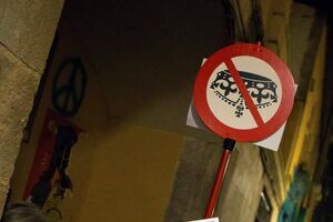 confrontos em Barcelona 