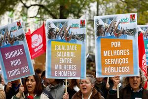 manifestação mulheres - Lisboa 