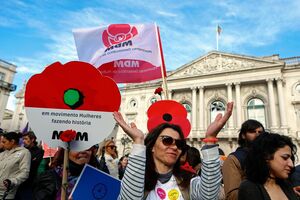 manifestação mulheres - Lisboa 