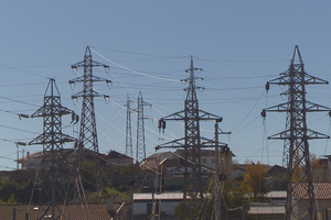 Eletricidade, linhas de alta tensão