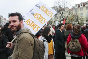 Manifestação cultura - Lisboa 