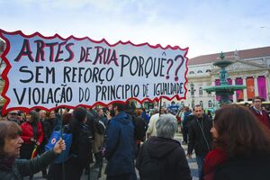 Manifestação cultura - Lisboa 