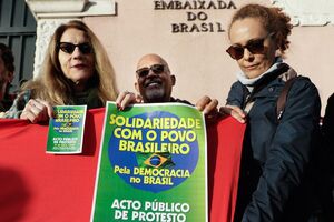 Manifestação pro Lula - Lisboa 