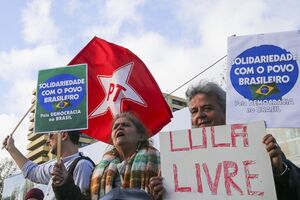 protesto Lula Lisboa