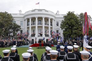 Trump Macron 