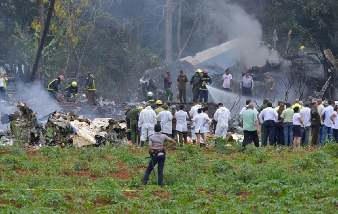 Queda avião Havana 