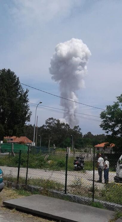 Guillarei Tui explosão