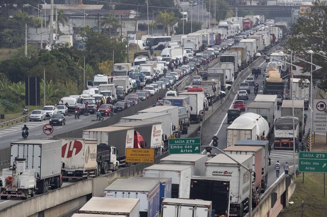 São Paulo - protesto preços dos combustíveis