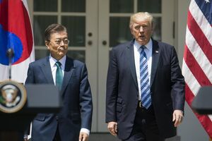 Trump e Moon Jae-in 