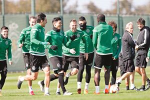 Treino do Sporting em Alcochete