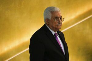 O Presidente palestiniano, Mahmoud Abbas