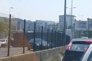 Acidente com camião Estádio da Luz 