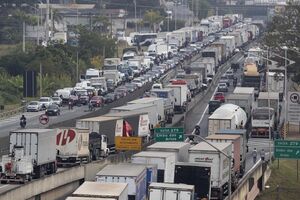 São Paulo - protesto preços dos combustíveis