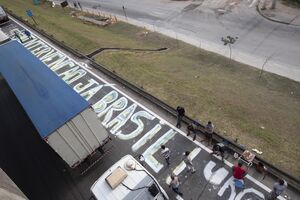 São Paulo - protesto preços dos combustíveis