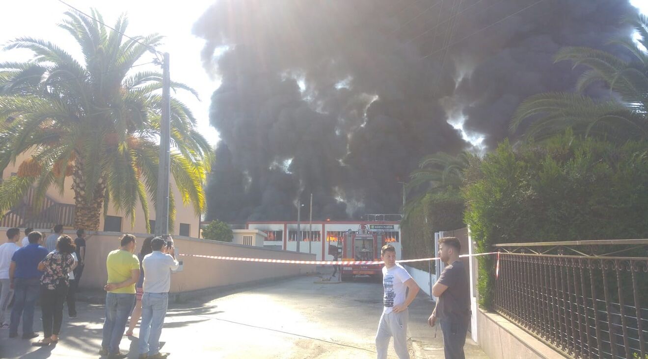 Incêndio em Fábrica em Felgueiras