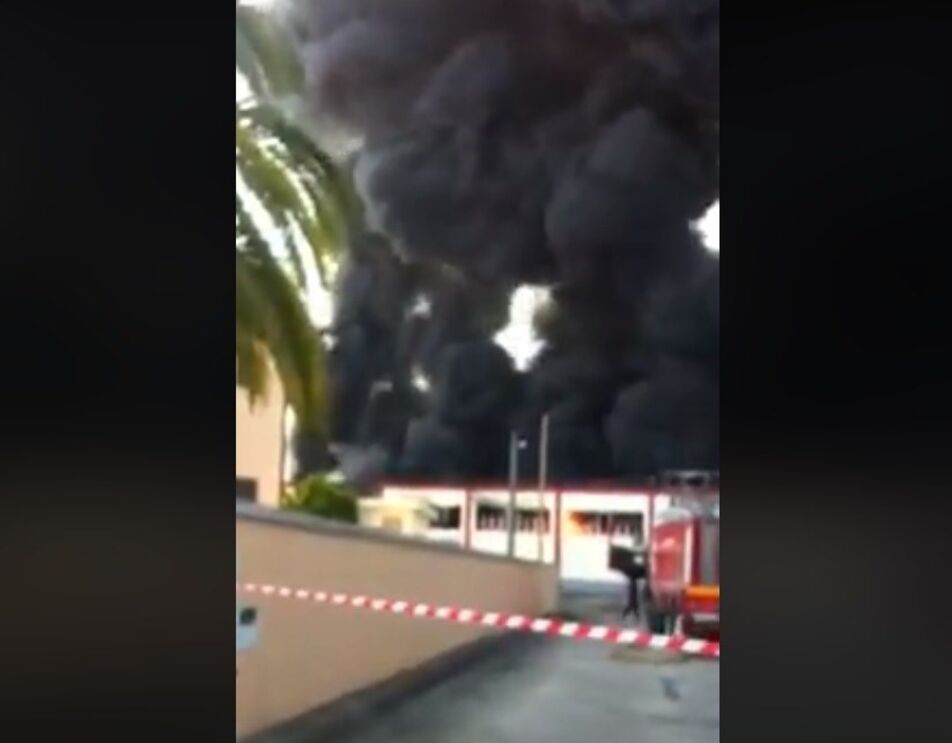 Incêndio em Fábrica