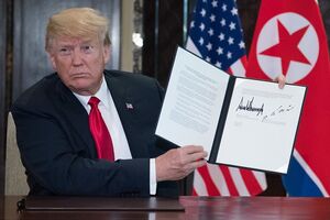 Trump Kim documento cimeira EUA Coreia