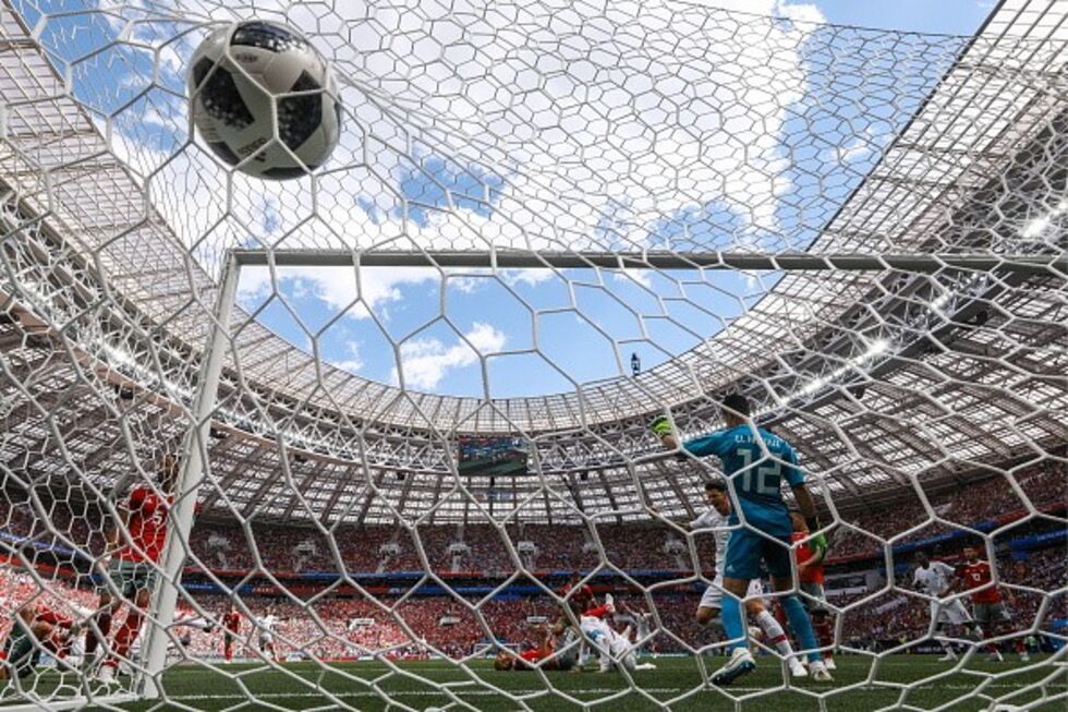 Jogo entre Portugal-Marrocos 